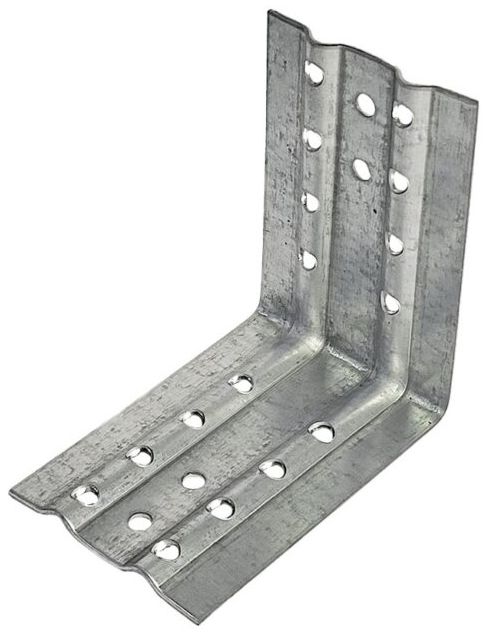 Уголок усиленный 66х100х100 УУН ДекТай, нержавеющая сталь, 100 шт - фото