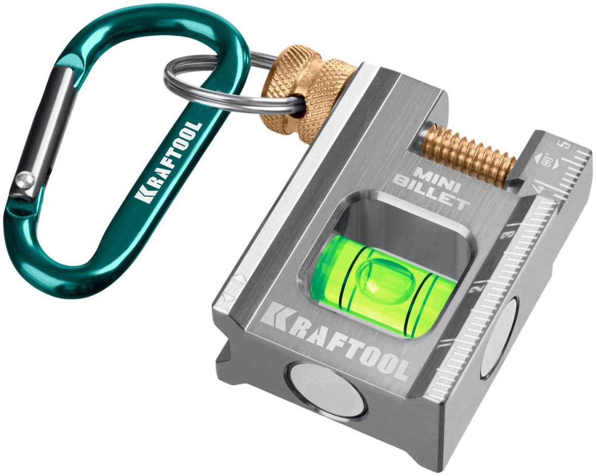 Уровень магнитный брусковый 50 мм Kraftool Mini Billet 34791 - фото