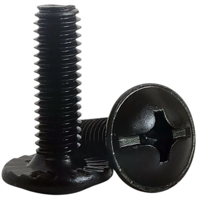 Винт прессшайба М6х12 DIN 967, оксидированный - фото