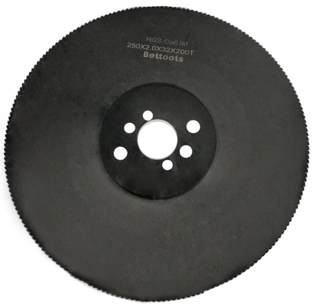 Фреза дисковая отрезная 250х2х32 мм, Z200, тип 1 со ступицей HSS Co5 Nit РИ ri.174.2548 - фото
