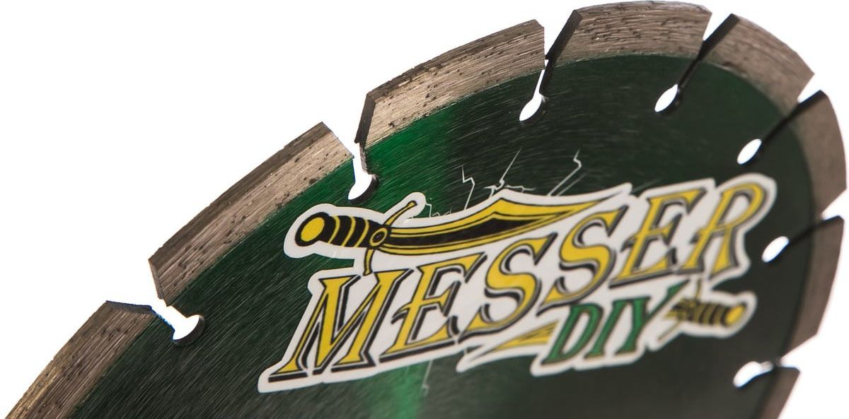 Диск алмазный сегментный для гранита и мрамора 230 мм, Messer-DIY 01.230.067 - фото