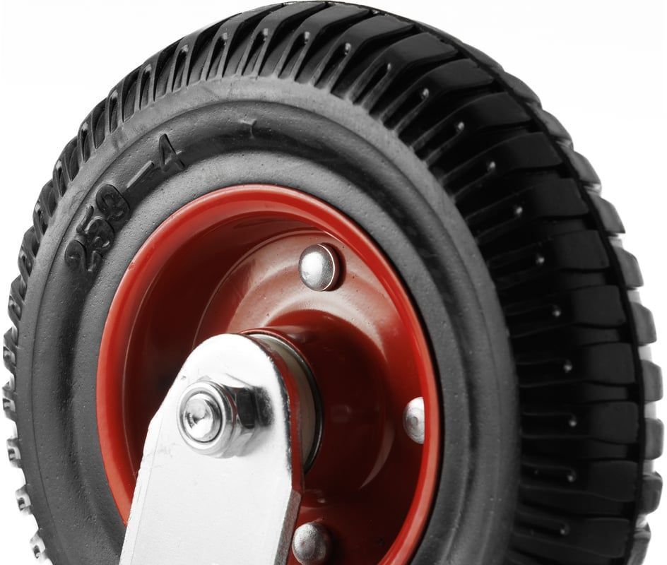 Колесо большегрузное поворотное с резиновым протектором 200 мм PS 200 - фото