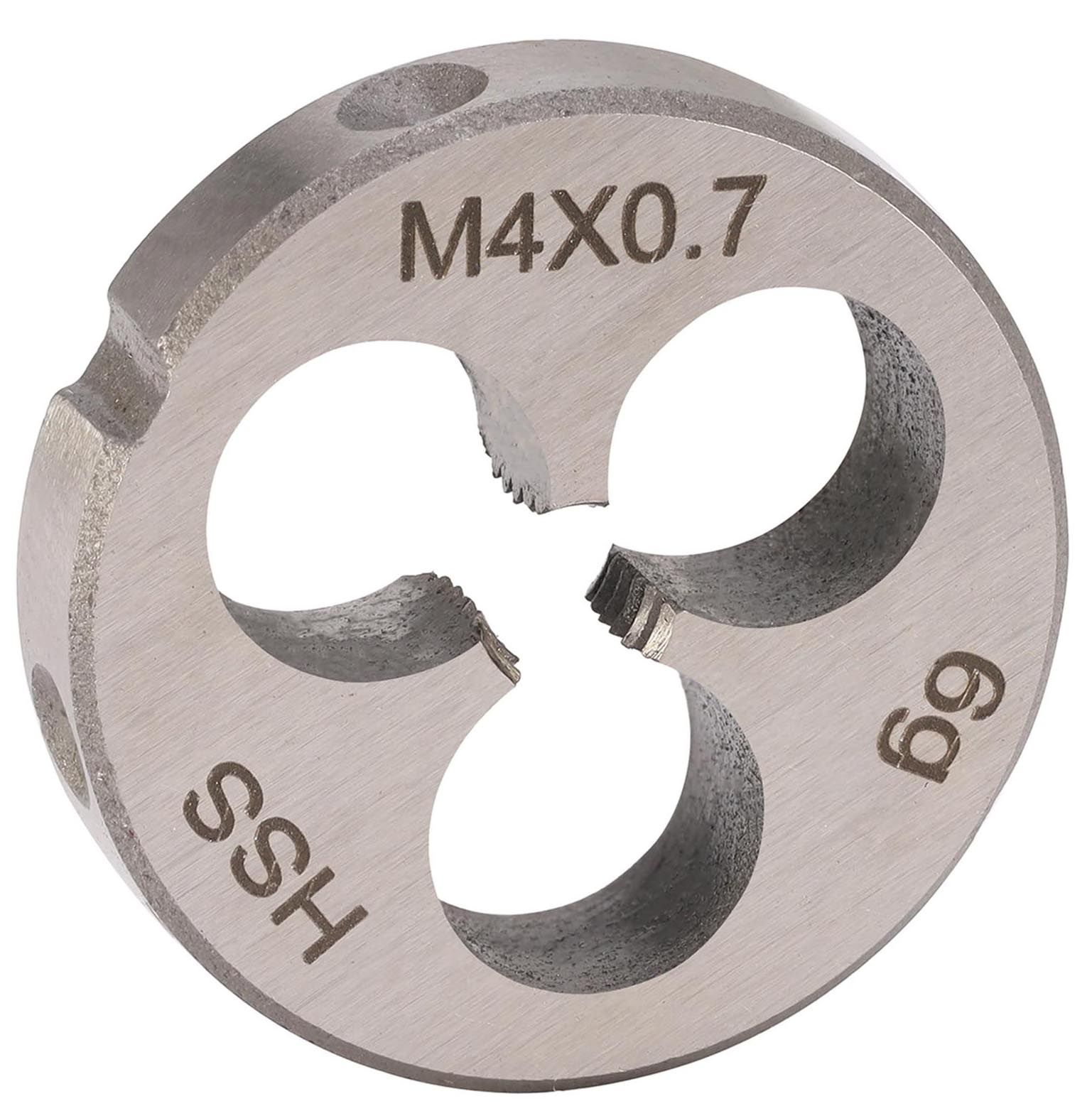 Плашка М4х0,7 мм HSS DIN EN 22568 H-Tools 240040HT, метрическая резьба - фото