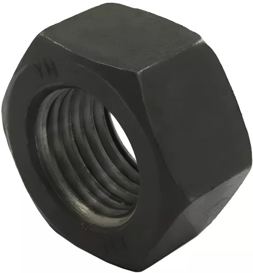 Гайка высокопрочная М27 DIN 6915, класс прочности 10, оксидированная - фото