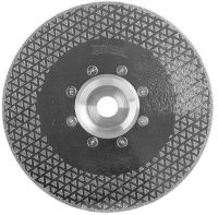 Диск алмазный гальванический для резки и шлифовки мрамора M/F 230 мм, Messer 01-44-230 Диск алмазный гальванический для резки и шлифовки мрамора M/F 230 мм, Messer 01-44-230