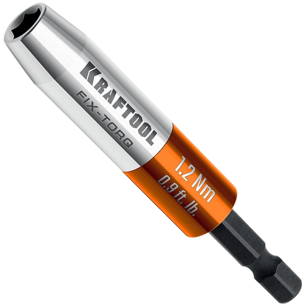Адаптер для бит динамометрический 1,2 Нм Kraftool FIX-TORQ 64035-1.2 - фото