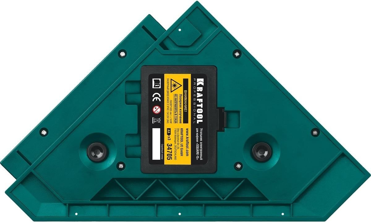 Угольник лазерный для укладки кафеля Kraftool Square-15 34705 - фото