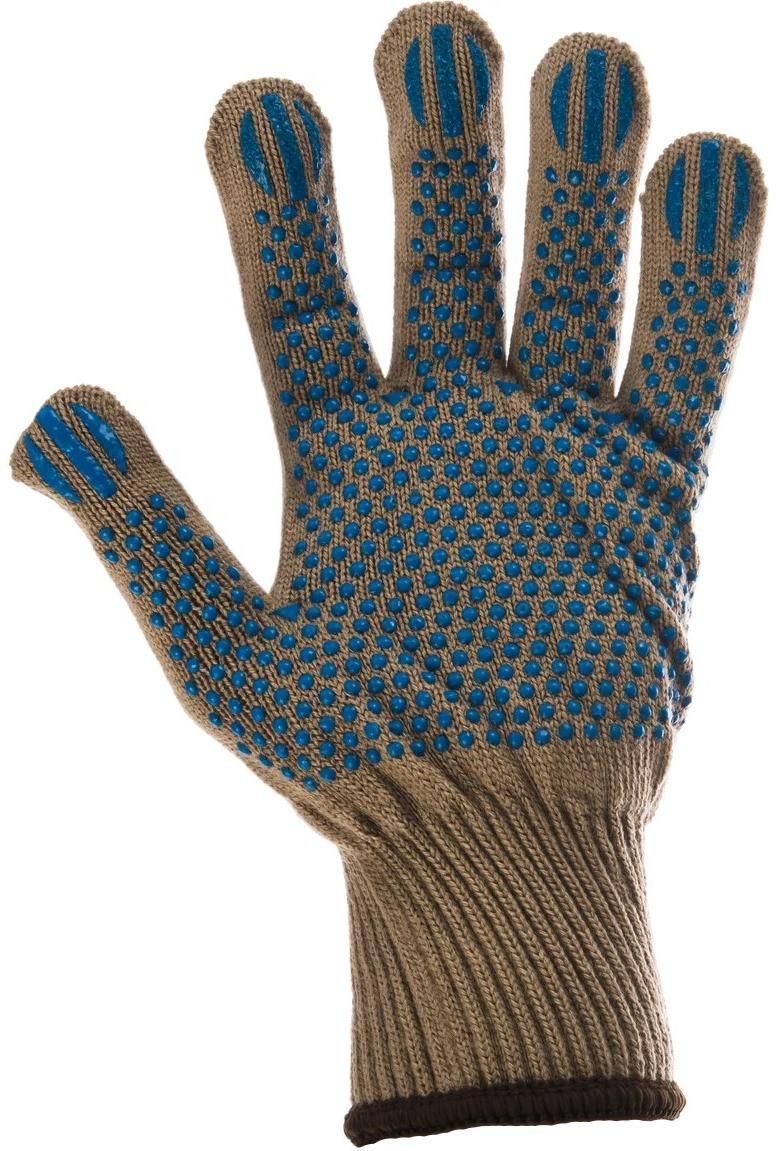 Перчатки акриловые, покрытие точка ПВХ, утеплённые, 10 класс, L-XL Енисей ЗУБР PROF 11463-XL - фото