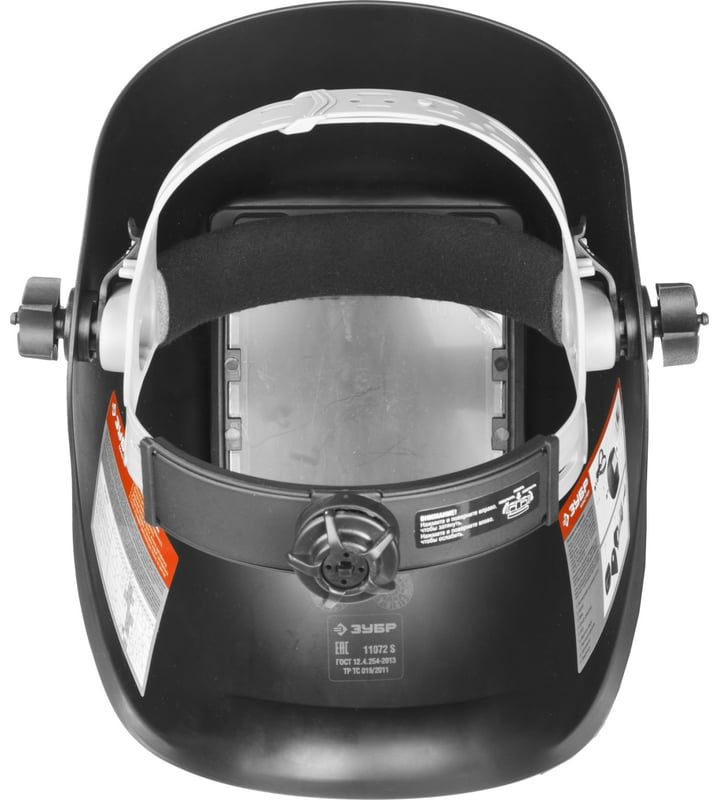 Маска сварщика, откидной блок со стеклянным светофильтром МСО-11 ЗУБР 11072 - фото