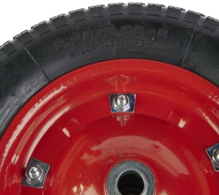 Колесо пневматическое с симметричной ступицей резиновое 360 мм PR 2400 - фото