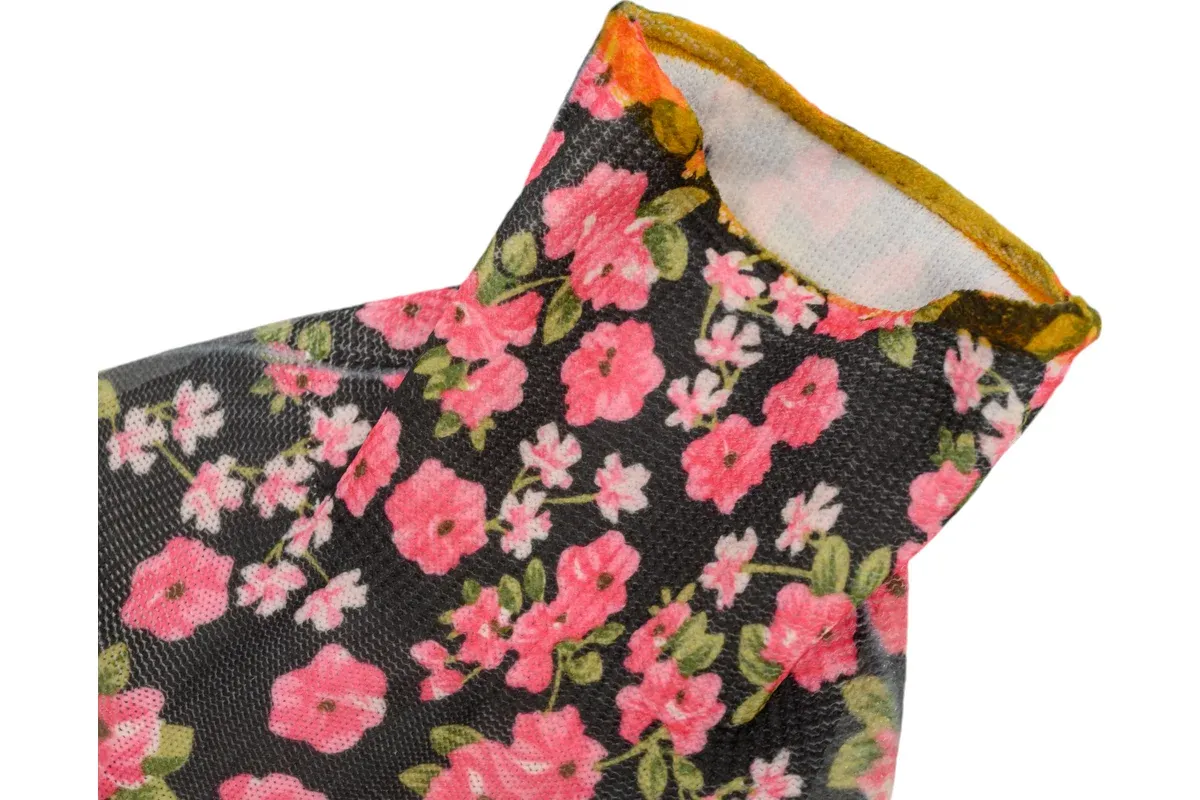 Перчатки садовые с прозрачным нитриловым покрытием, 13 класс, S-M Grinda 11297-S, чёрные - фото