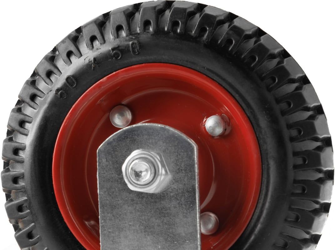Колесо большегрузное неповоротное с резиновым протектором 160 мм PF 160 - фото