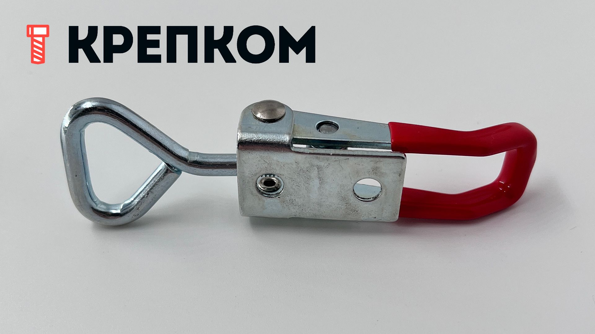 Замок регулируемый натяжной L=35-49 мм, нагрузка 102 кг, 5112, оцинкованная сталь - фото