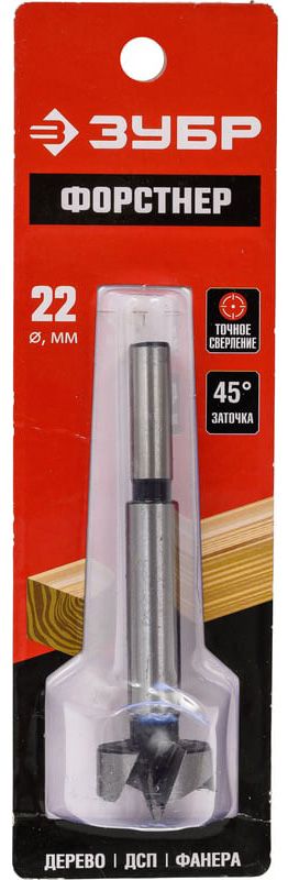 Сверло по дереву Форстнера ЗУБР - фото