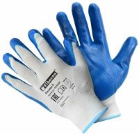 Перчатки антискользящие, полиэстер с нитриловым обливом, 9(L), Fiberon Механик PSV028P Перчатки антискользящие, полиэстер с нитриловым обливом, 9(L), Fiberon Механик PSV028P