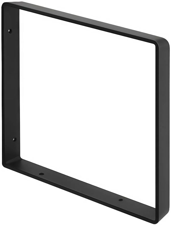 Кронштейн для полок 200 мм Домарт LOFT модель 7, белый/черный - фото