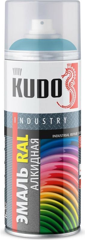 Эмаль универсальная высокопрочная 520 мл Kudo KU-05015, небесно-голубой - фото