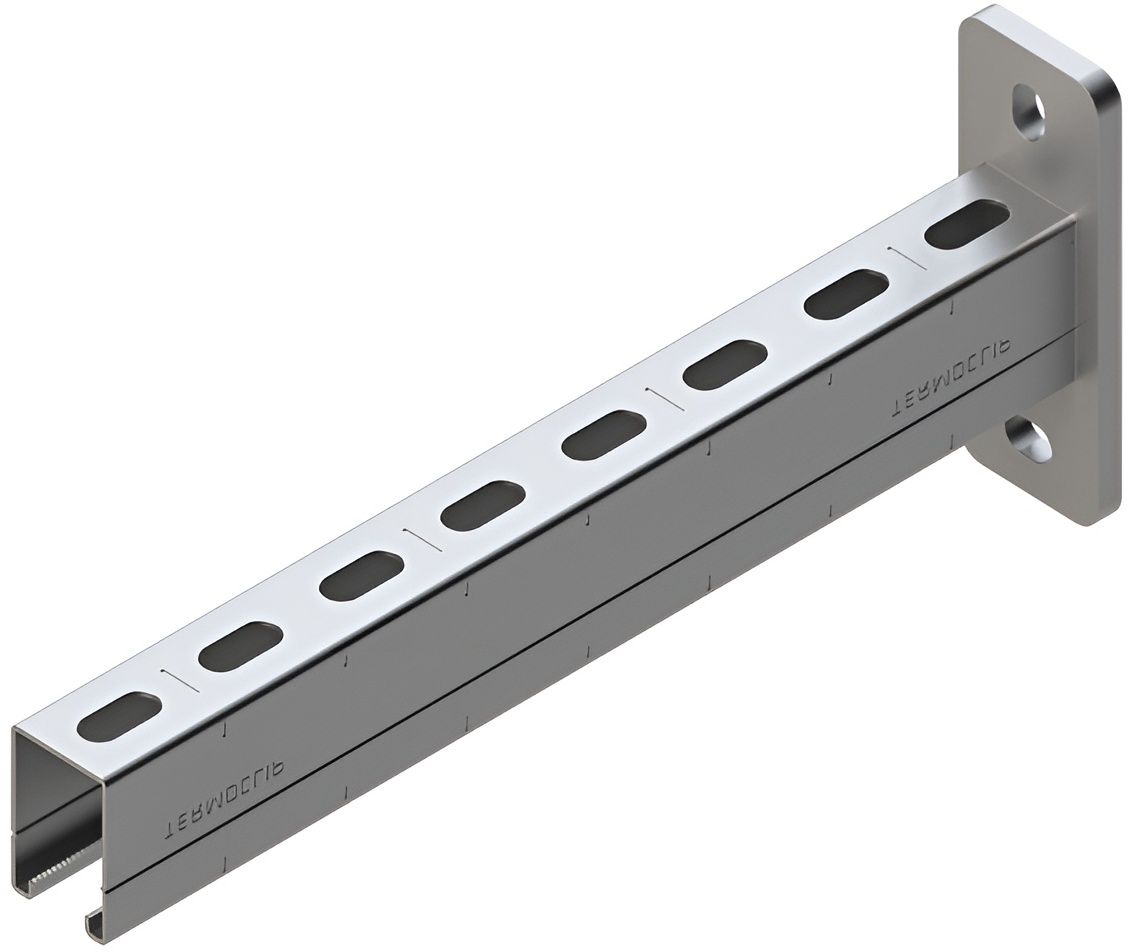 Консоль монтажная 41х62 TERMOCLIP, оцинкованная сталь - фото