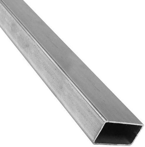 Труба профильная ЭСВ шлифованная 60х40х2 мм длина 1 м, нержавеющая сталь AISI 430 - фото