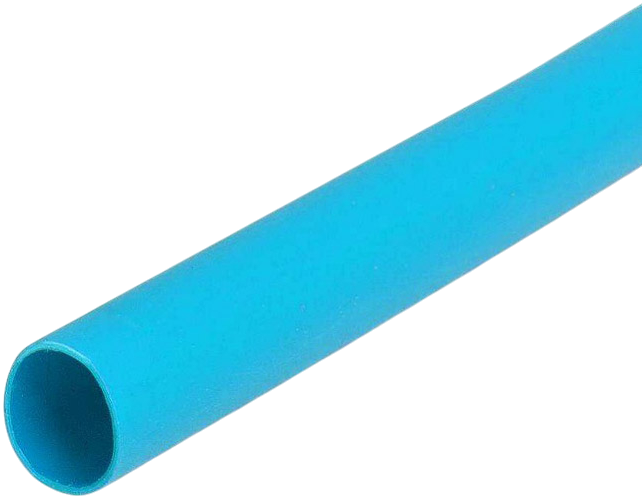 Трубка термоусаживаемая 10/5 мм, не поддерживающая горения 2:1 ТНТ нг-LS КВТ 82982, синяя - фото
