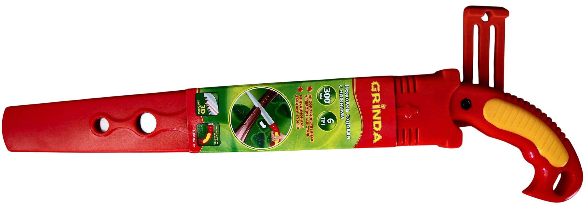 Ножовка садовая 300 мм в ножнах Grinda 8-151853_z01 - фото