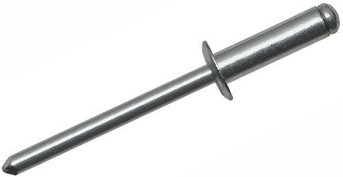 Заклепка вытяжная алюминий/алюминий со стандартным бортиком 3х8 - фото