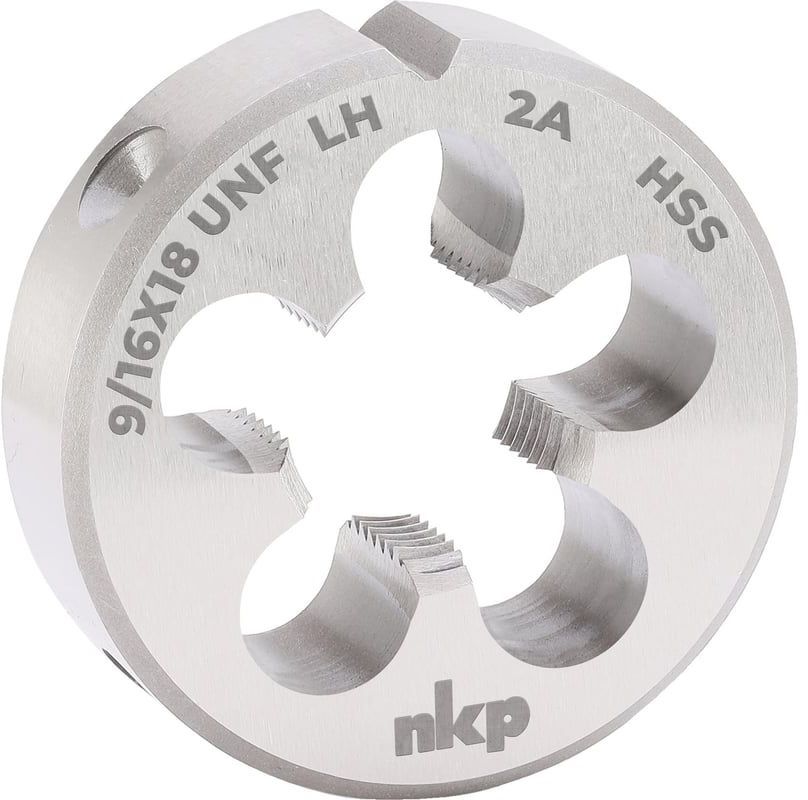 Плашка UNF 5/8" HSS DIN EN 22568 NKP 324226N, левая мелкая дюймовая резьба - фото