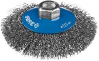 Щетка-крацовка коническая для УШМ 115 мм, витая проволока 0,3 мм, ЗУБР PROF 35265-115_z02 Щетка-крацовка коническая для УШМ 115 мм, витая проволока 0,3 мм, ЗУБР PROF 35265-115_z02