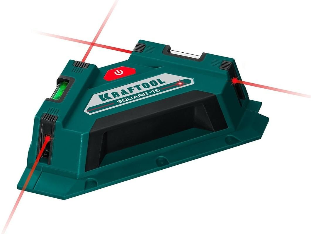 Угольник лазерный для укладки кафеля Kraftool Square-15 34705 - фото