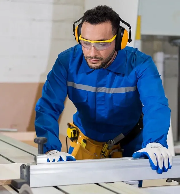 Перчатки антискользящие, полиэстер с нитриловым обливом, 9(L), Fiberon Механик PSV028P - фото