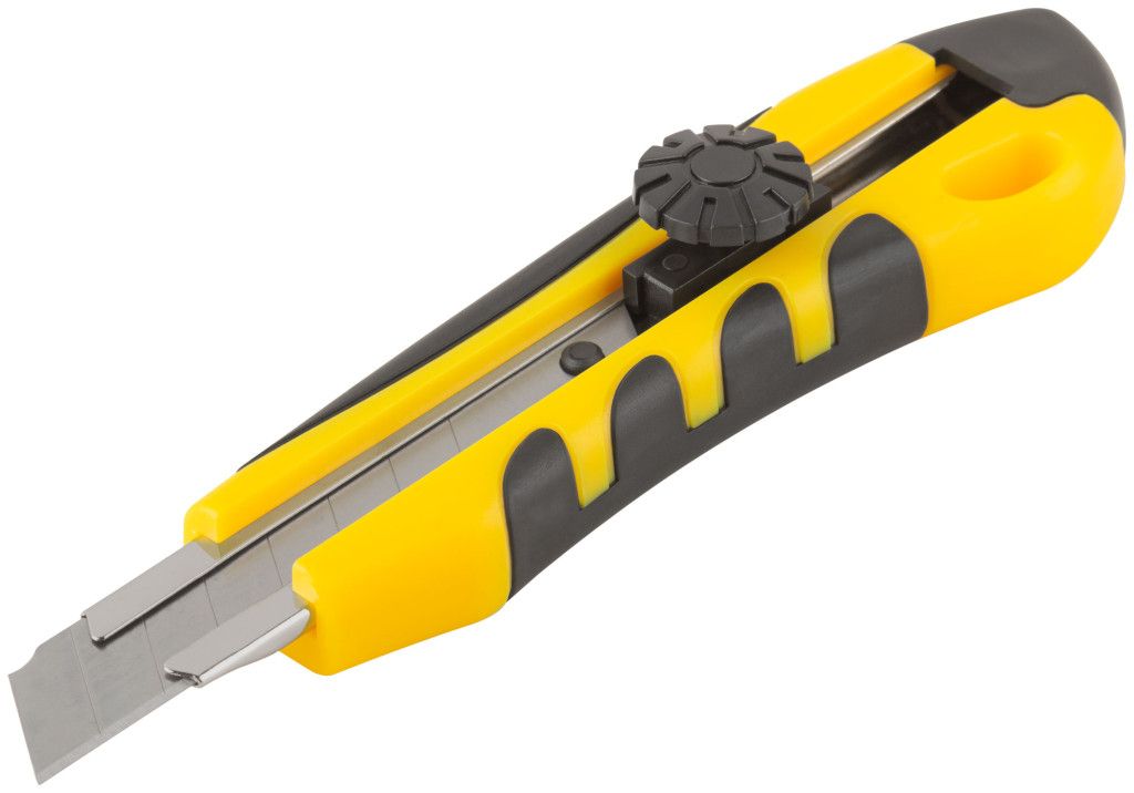 Нож технический с винтовым фиксатором 18 мм FIT 10253 - фото