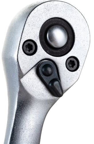 Рукоятка трещоточная изогнутая 1/4", 72 зубца Cr-Mo ЗУБР 27730-1/4 - фото