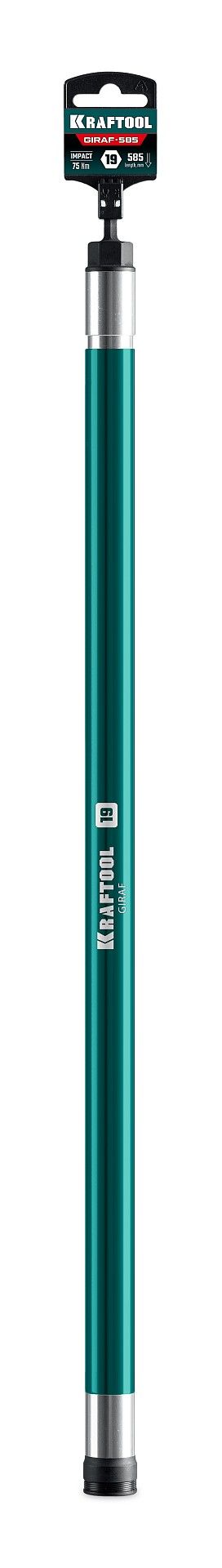 Бита ударная экстрадлинная 585 мм с торцевой головкой 19 мм (М12) Giraf Kraftool 26198-19 - фото