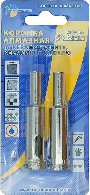 Коронка алмазная по керамике Trio-Diamond - фото