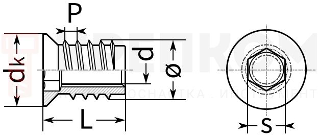 312 C4 Vtulka rezbovaya 312 C4 Vtulka rezbovaya shema