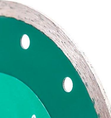 Диск алмазный сплошной по керамике 150х22 мм, Hammer 206153 (30692) Диск алмазный сплошной по керамике 150х22 мм, Hammer 206153 (30692) - режущая кромка