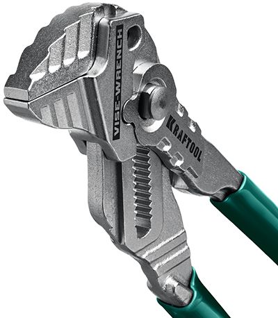 Клещи переставные-гаечный ключ Vise-Wrench Kraftool - рабочая часть Клещи переставные-гаечный ключ Vise-Wrench Kraftool - рабочая часть