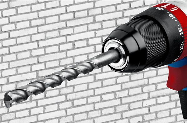 Сверло по бетону СИБИН, цилиндрический хвостовик - применение Сверло по бетону СИБИН, цилиндрический хвостовик - применение
