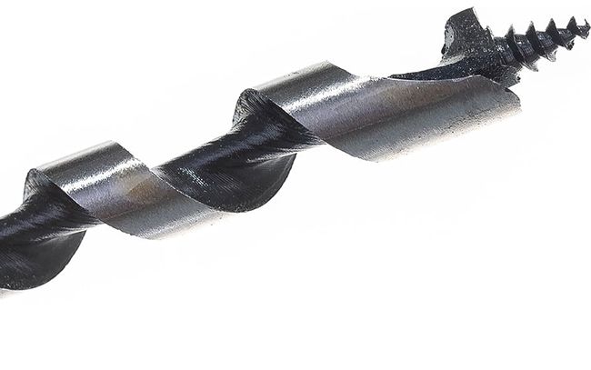 Сверло по дереву винтовое (Левиса) Uragan, шестигранный хвостовик - рабочая часть Сверло по дереву винтовое (Левиса) Uragan, шестигранный хвостовик - рабочая часть