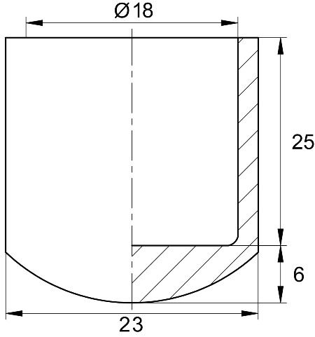 Схема заглушки наружной НСЧК Схема заглушки наружной НСЧК