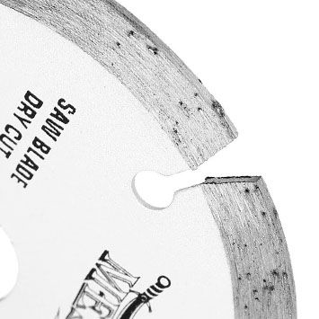 Диск алмазный 85х15х1,6х1 мм для циркулярной мини-пилы М200, Messer 10-40-853 Диск алмазный 85х15х1,6х1 мм для циркулярной мини-пилы М200, Messer 10-40-853 - режущая кромка