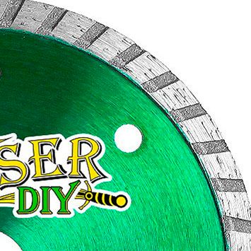 Диск алмазный турбо по граниту и мрамору 125 мм, Messer-DIY 02.125.067 Диск алмазный турбо по граниту и мрамору 125 мм, Messer-DIY 02.125.067 - режущая кромка