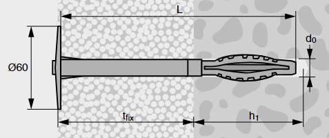 Дюбель Mungo 1180817 Дюбель Mungo 1180817 схема