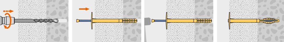 Дюбель Mungo 1180817 Дюбель Mungo 1180817 монтаж
