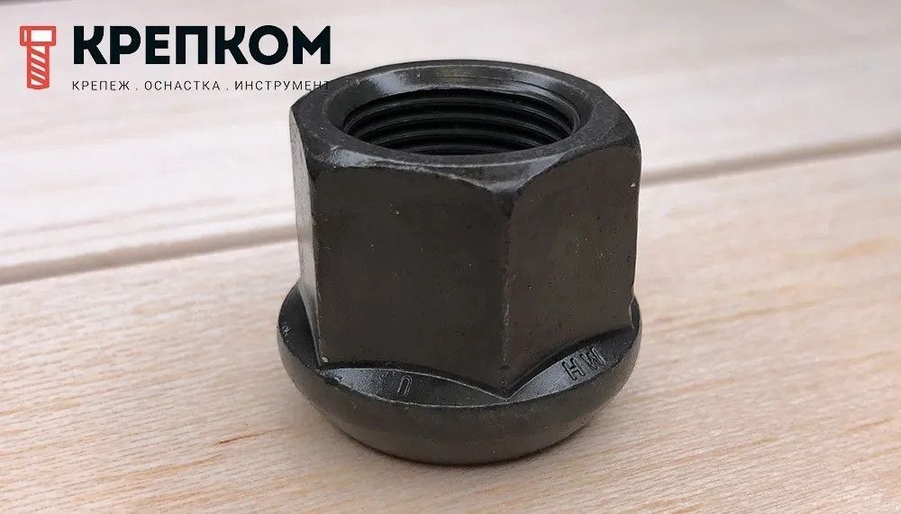 Гайка колесная со сферическим фланцем DIN 74361 form A - фото