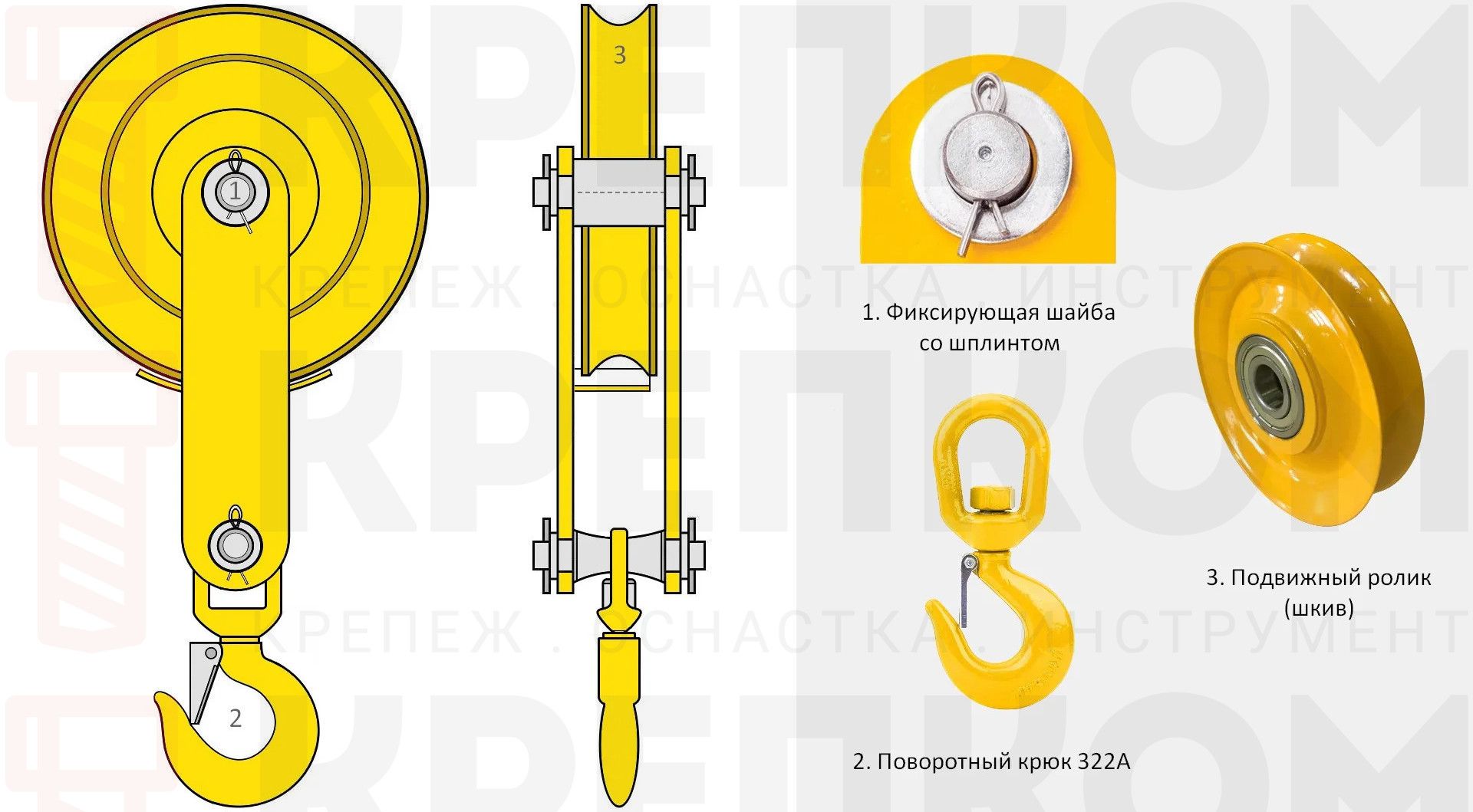 Конструкция блока монтажного СВПК БМ-1,0Ш-01 - изображение