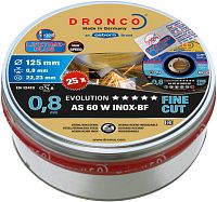 Диск отрезной по металлу 125х0,8х22,23 мм DRONCO Osborn Evolution AS60W BOX-25 6900843100, 25 шт в жестяной коробке Диск отрезной по металлу 125х0,8х22,23 мм DRONCO Osborn Evolution AS60W BOX-25 6900843100, 25 шт в жестяной коробке
