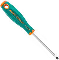 Отвёртка шлицевая SL4.0х80 мм Jonnesway ANTI-SLIP GRIP D71S480 Отвёртка шлицевая SL4.0х80 мм Jonnesway ANTI-SLIP GRIP D71S480