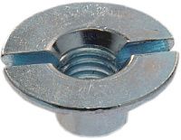Гайка Эриксона уменьшенная напольная М6х8х16 мм, оцинкованная сталь Гайка Эриксона уменьшенная напольная М6х8х16 мм, оцинкованная сталь