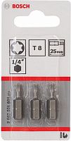 Набор бит TORX Т8 длина 25 мм Bosch 2607001601 Набор бит TORX Т8 длина 25 мм Bosch 2607001601